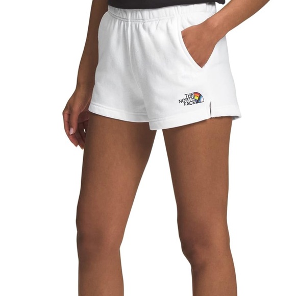 THE NORTH FACE Women's Half Dome Logo Fleece Short Size XL - Picture 2 of 11